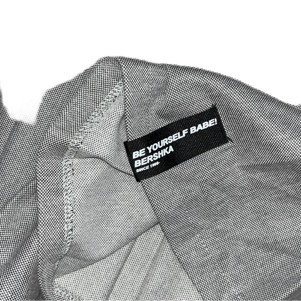 (NWOT) Bershka Be Yourself Babe! Gray Half Pleat Tennis Skirt - XS